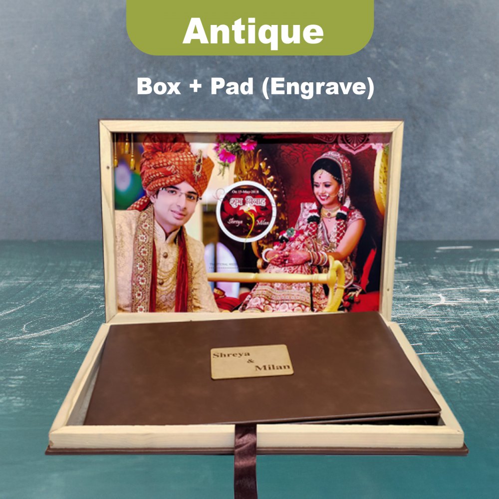 Antique | Box & Pad | Engrave